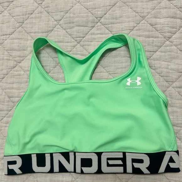 New Under Armour Mint Green Sports Bra - Picture 2 of 8